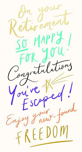 Picture of ON YOUR RETIREMENT CARD